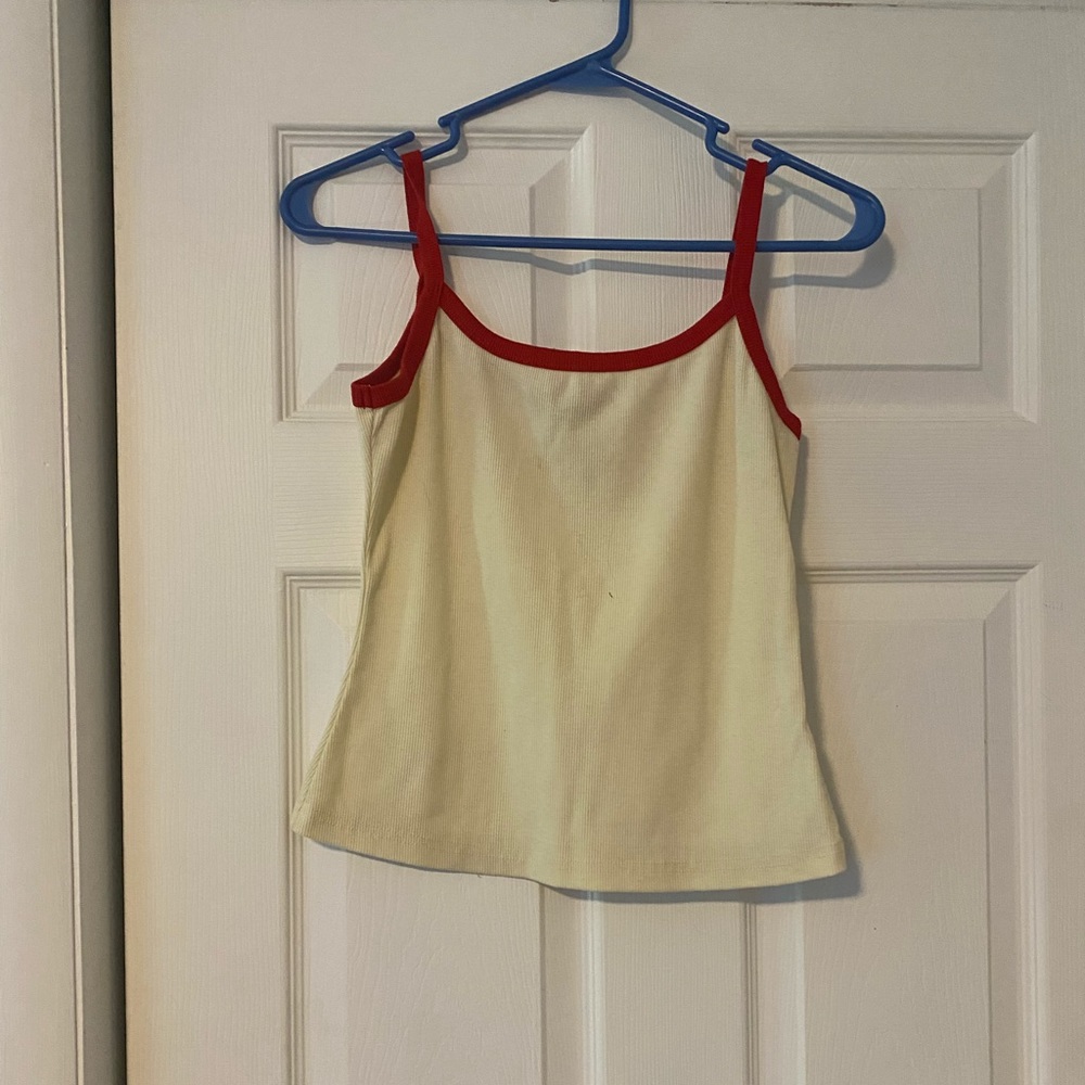 Cute cream color tank top
